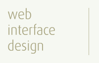 web interface design